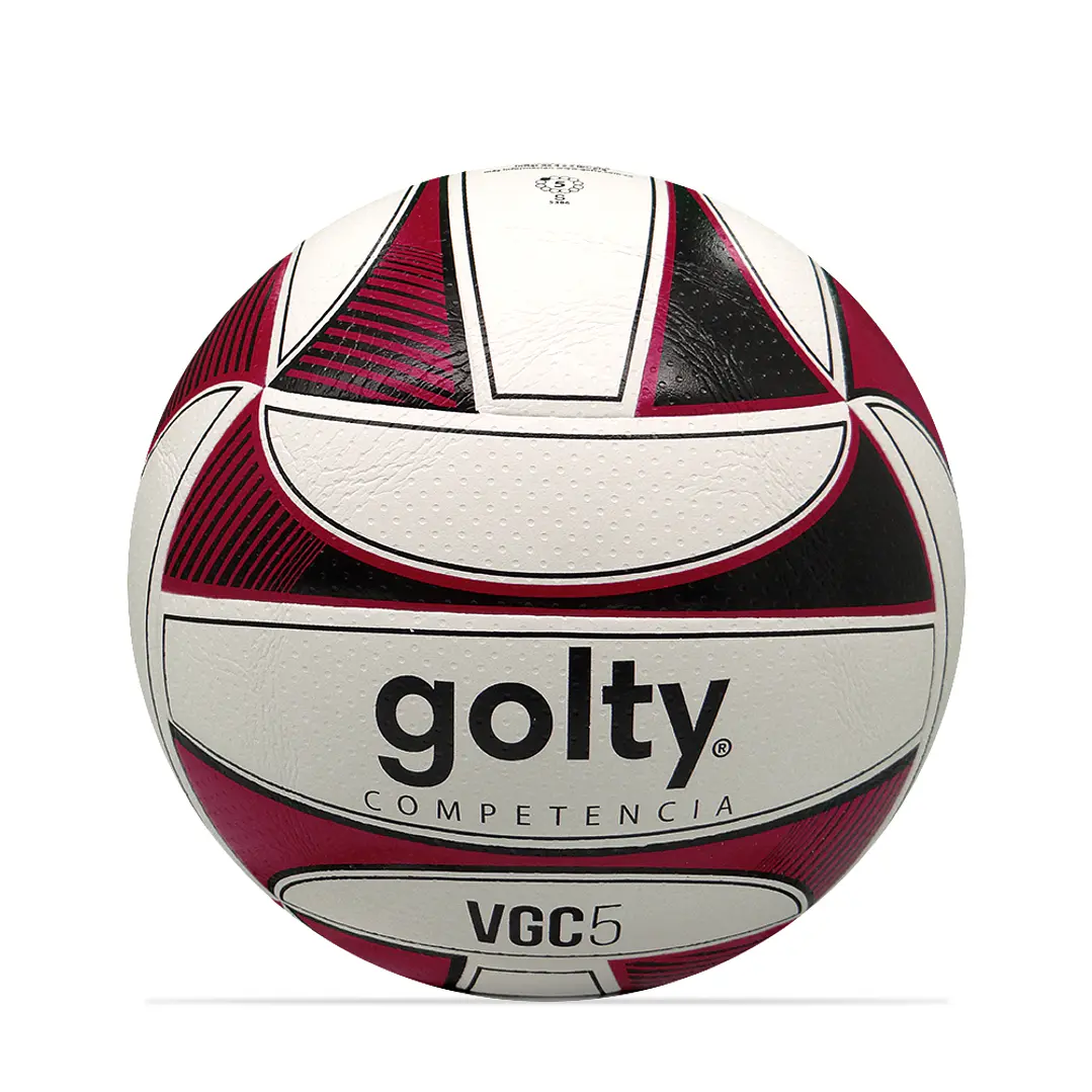 Balón Voleibol Golty Competencia Vgc5 No.5-Negro/Rojo 5