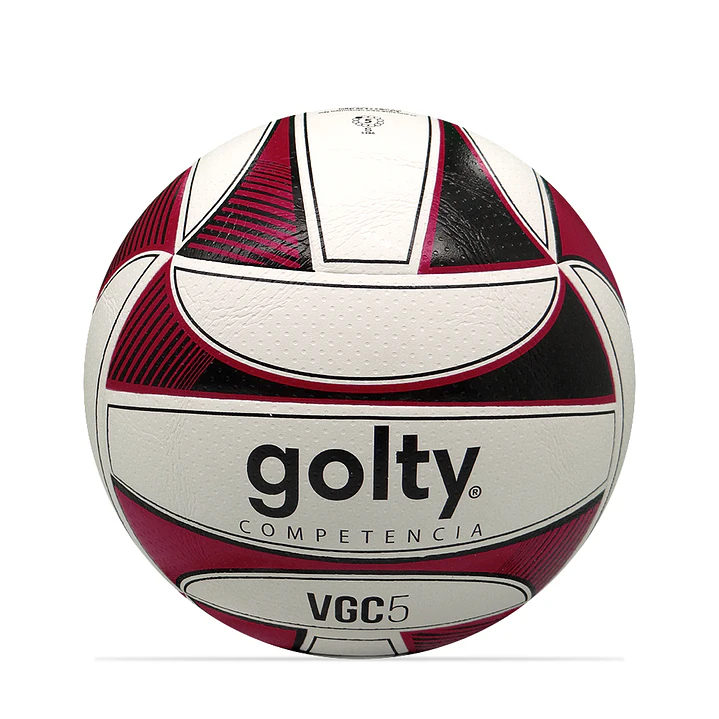 Balón Voleibol Golty Competencia Vgc5 No.5-Negro/Rojo 5