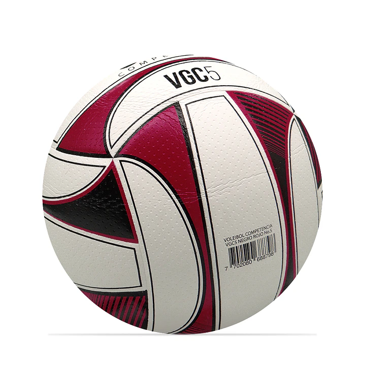 Balón Voleibol Golty Competencia Vgc5 No.5-Negro/Rojo 6
