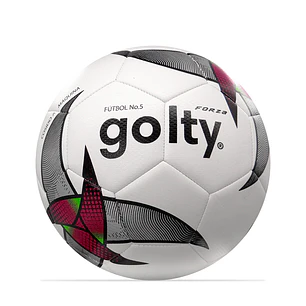 Balón Fútbol Golty Forza No Profesional Cosido No.5-Blanco