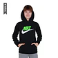 Hoodie Nike Sportswear Club Fleece Para Niño-Negro - Miniatura 3