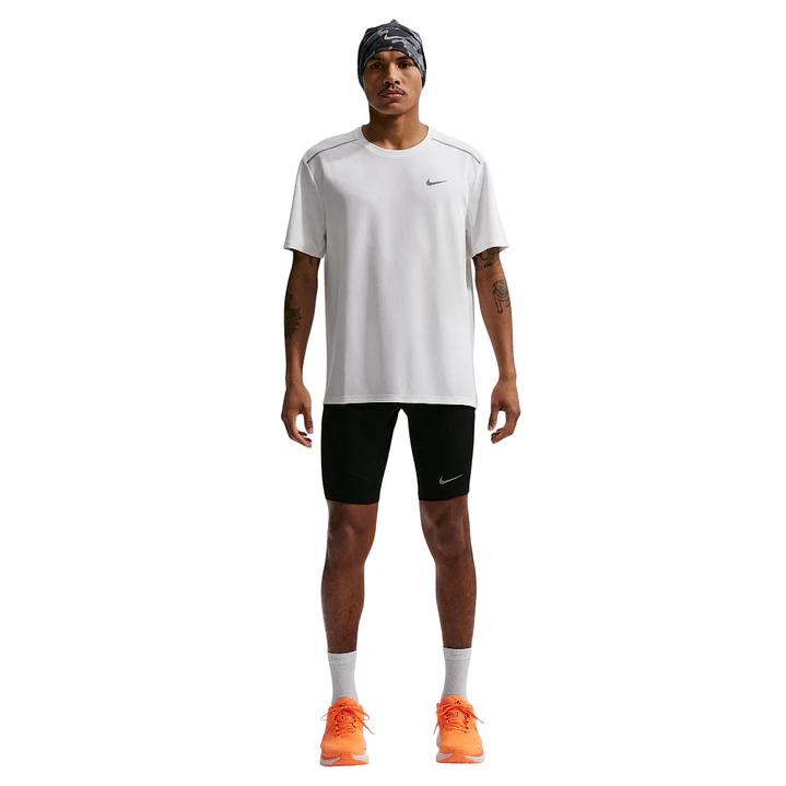 Camiseta Nike Df Uv Miler Ss Hombre-Blanco 3