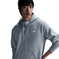 Hoodie Nike Club Bb Fz Hoodie Hombre-Gris - Miniatura 1