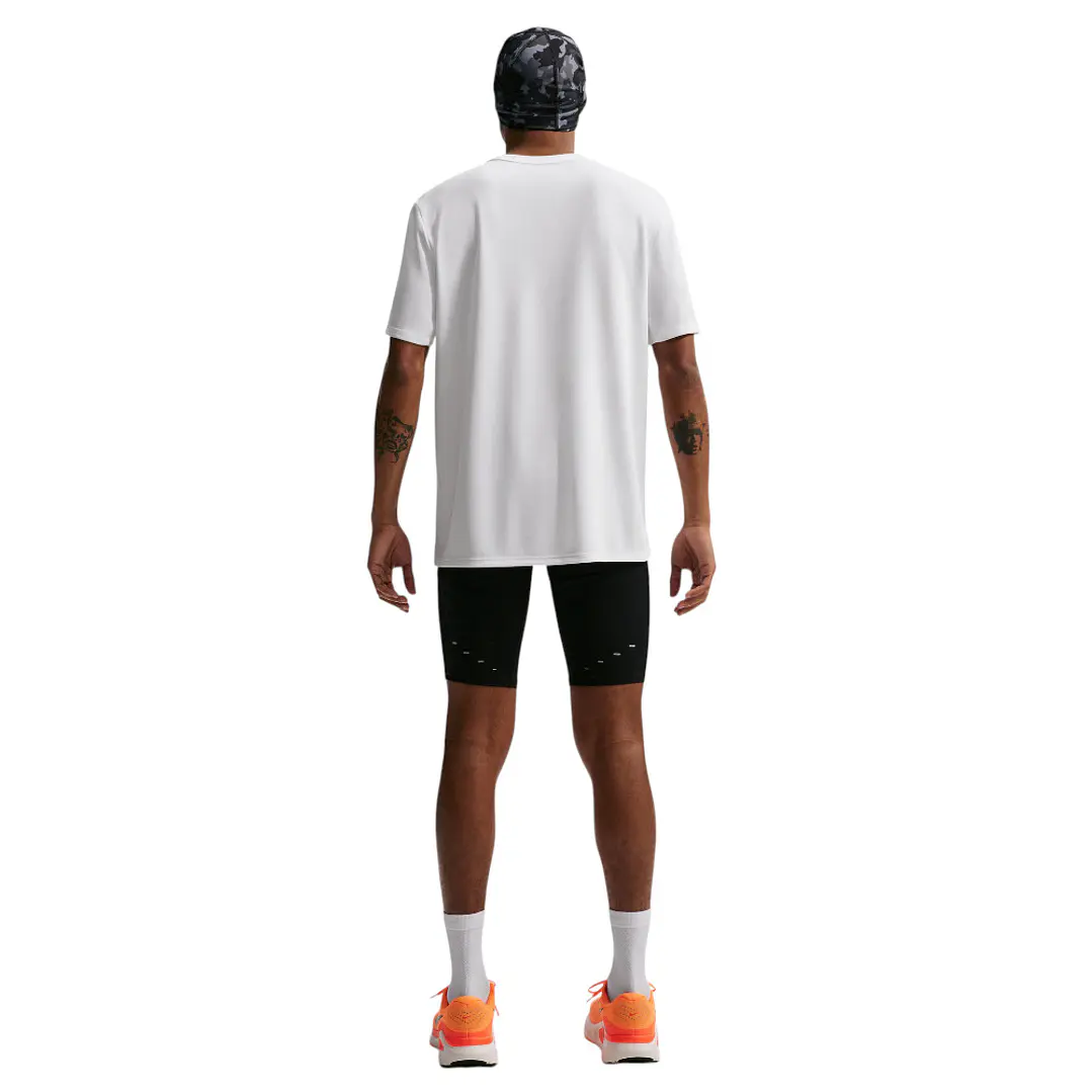 Camiseta Nike Df Uv Miler Ss Hombre-Blanco 4