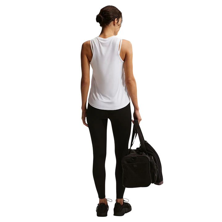 Camiseta Sin Mangas Nike One Classic Df Tank Mujer-Blanco 4