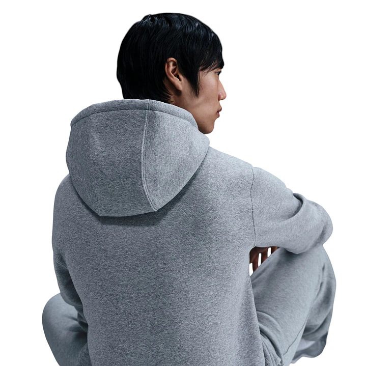 Hoodie Nike Club Bb Fz Hoodie Hombre-Gris 2
