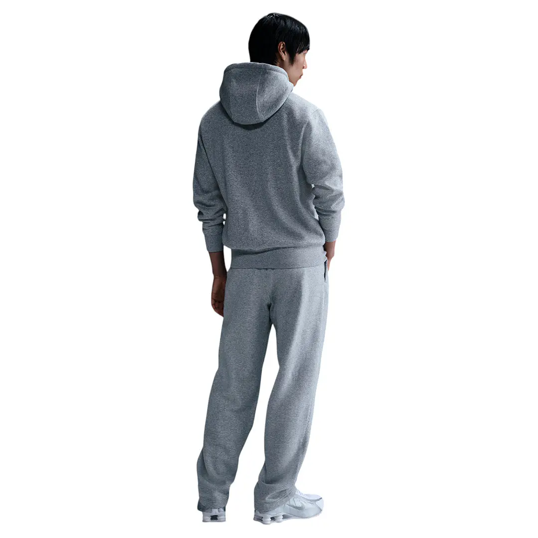 Hoodie Nike Club Bb Fz Hoodie Hombre-Gris 4