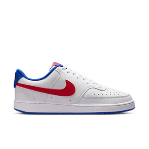 Tenis Nike  Court Vision Lo Hombre-Blanco/Rojo