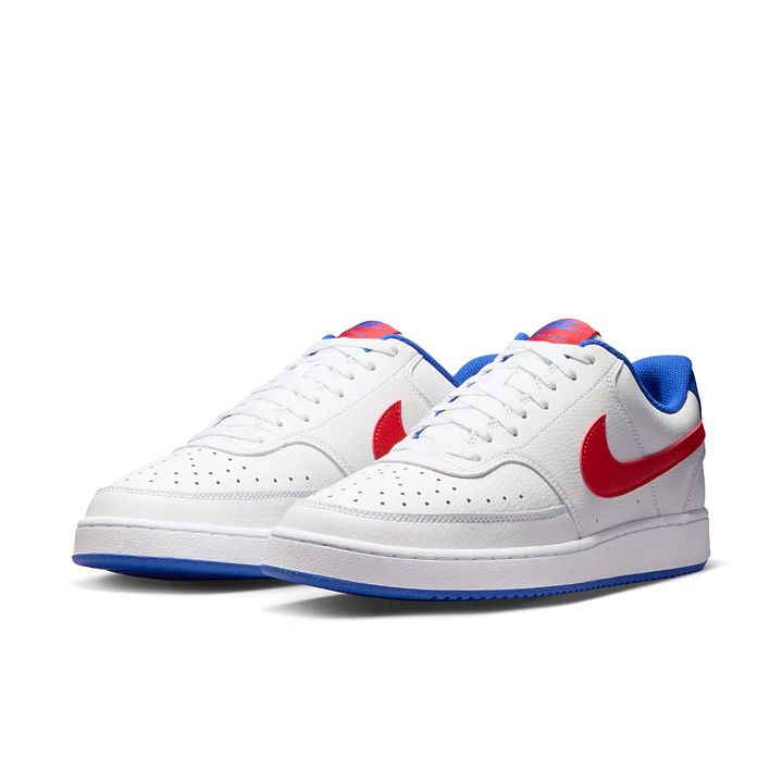 Tenis Nike  Court Vision Lo Hombre-Blanco/Rojo 4
