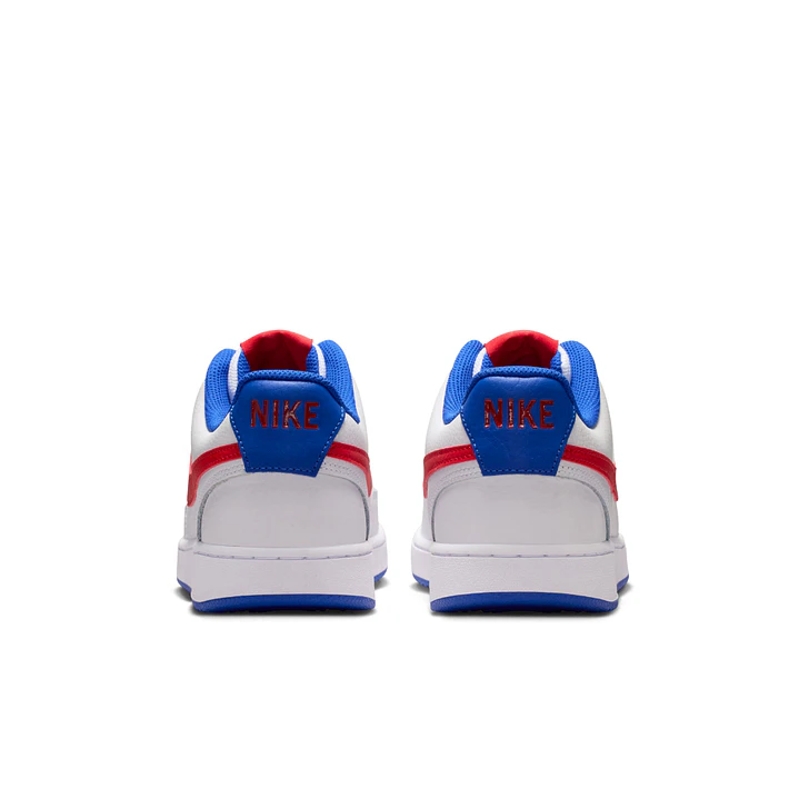 Tenis Nike  Court Vision Lo Hombre-Blanco/Rojo 5