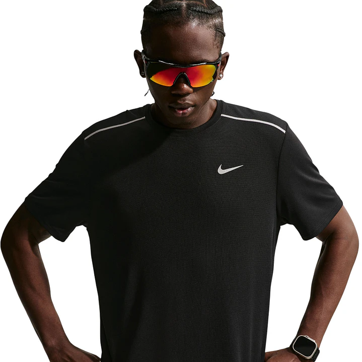 Camiseta Nike Df Uv Miler Ss Hombre-Negro 1