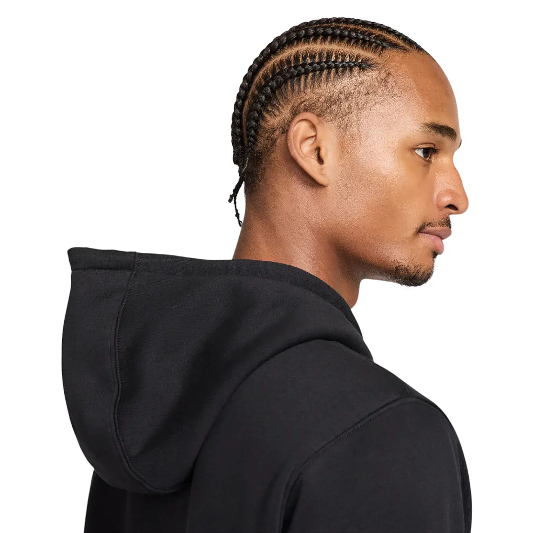 Hoodie Nike Club Bb Fz Hoodie Hombre-Negro 3