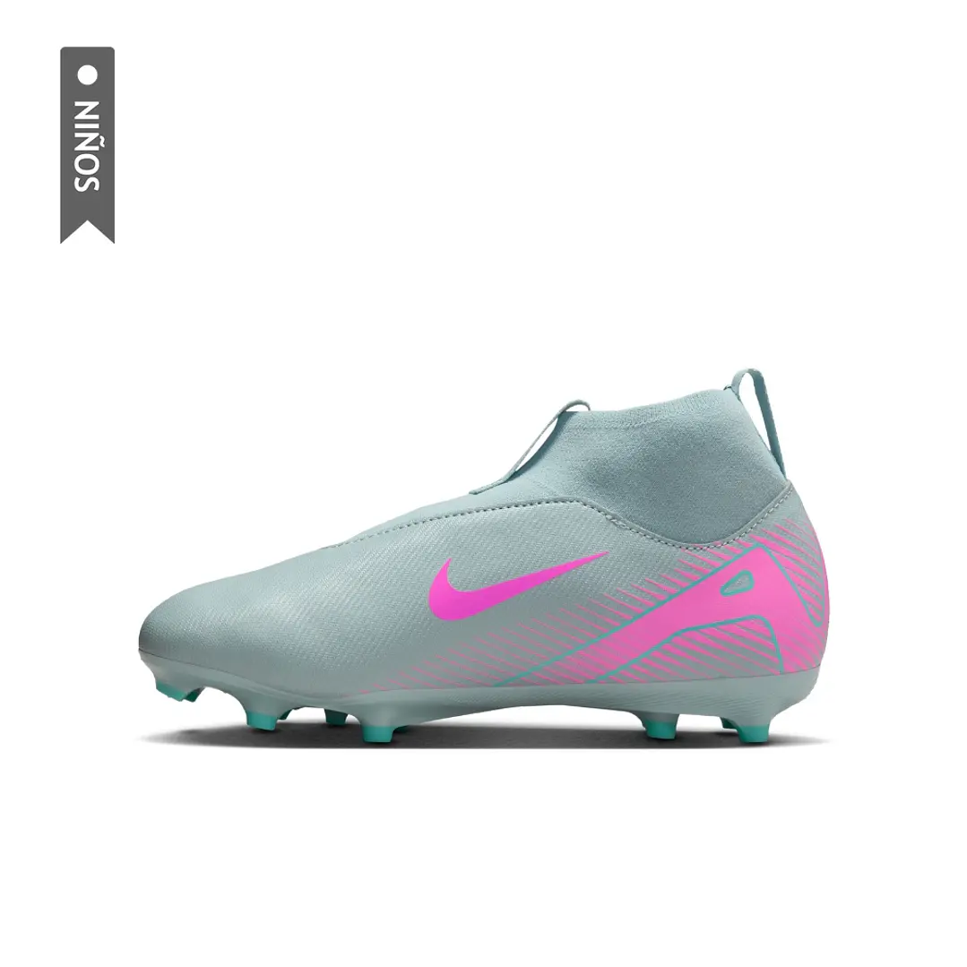 Guayos Nike Jr Zoom Superfly 10 Acad Fgmg Niño-Verde 3
