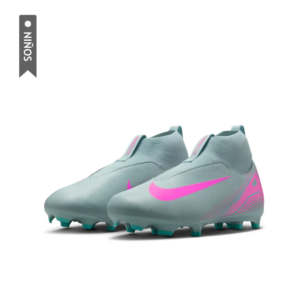 Guayos Nike Jr Zoom Superfly 10 Acad Fgmg Niño-Verde 4