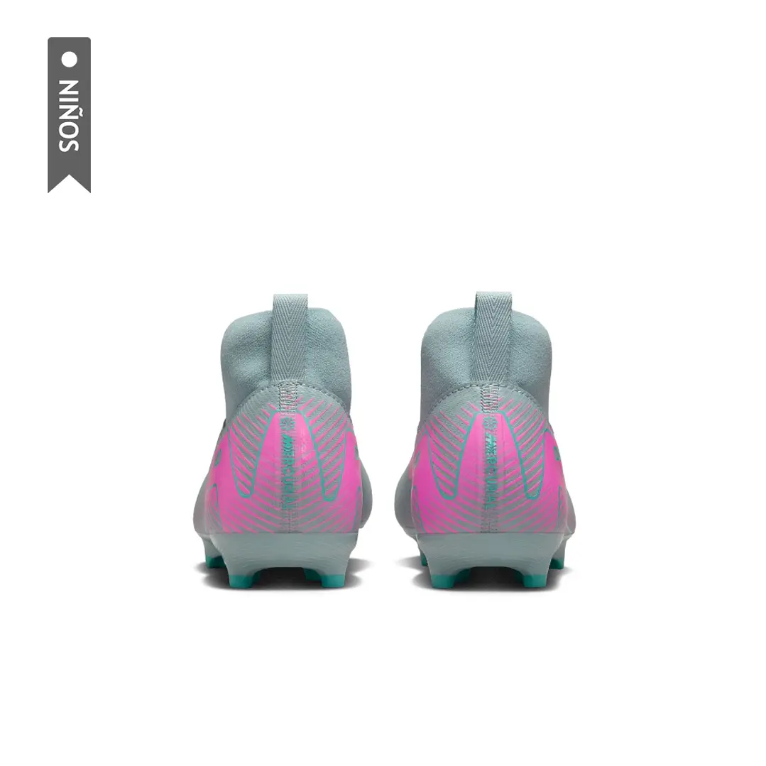 Guayos Nike Jr Zoom Superfly 10 Acad Fgmg Niño-Verde 5