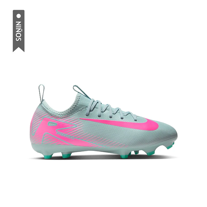 Guayos Nike Jr Zoom Vapor 16 Acad Fgmg Niño-Verde Pistacho 1