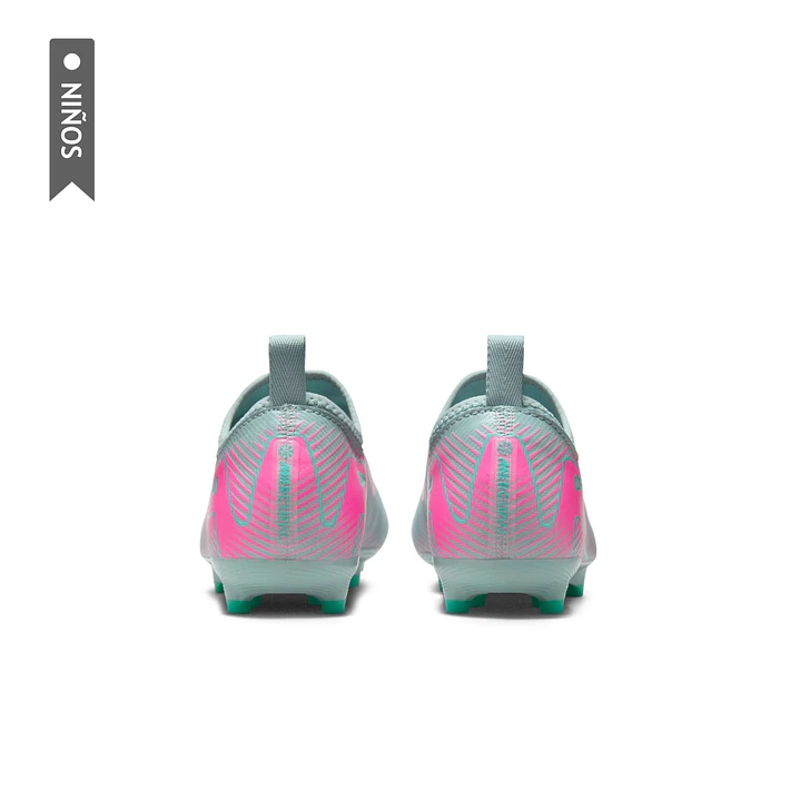 Guayos Nike Jr Zoom Vapor 16 Acad Fgmg Niño-Verde Pistacho 5