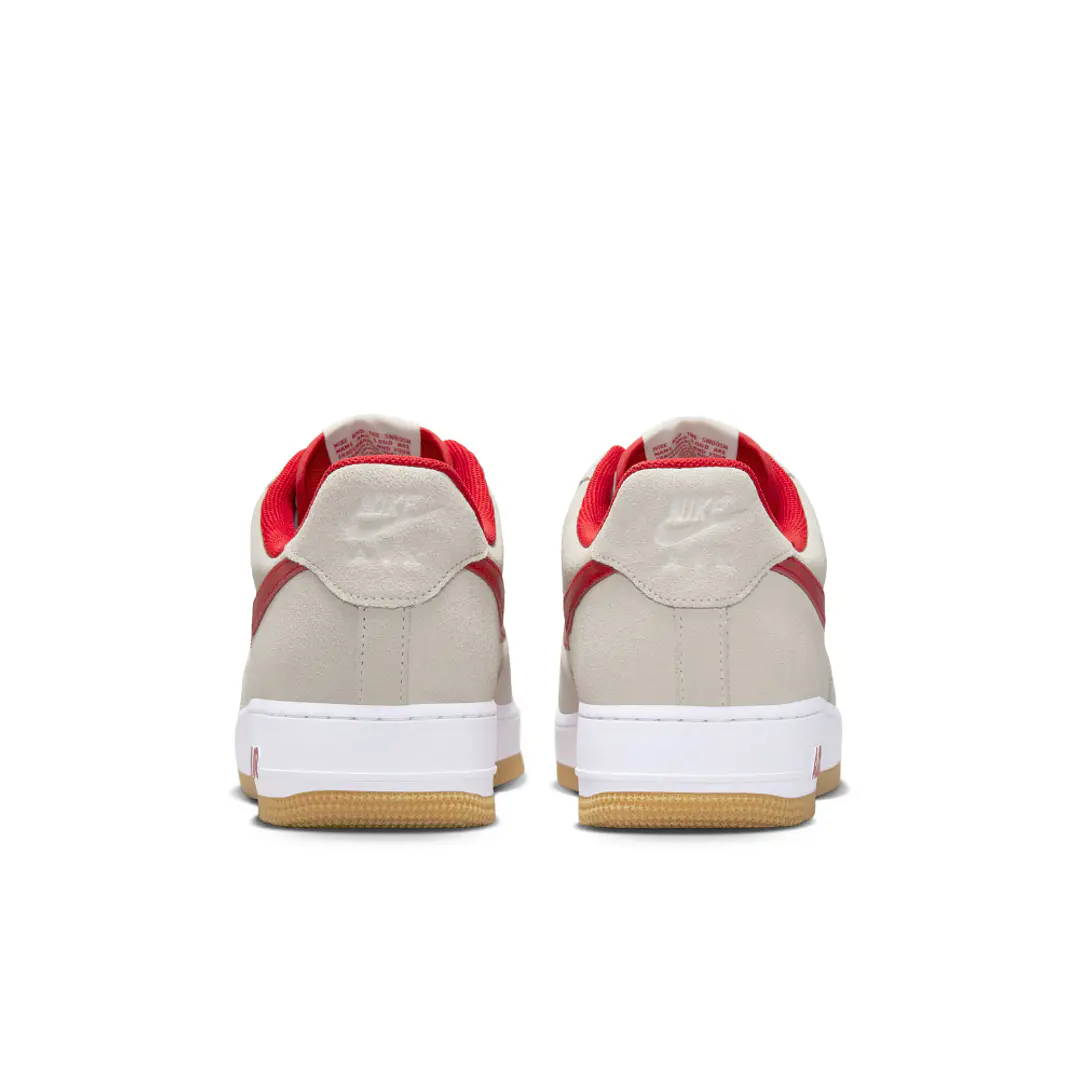 Tenis Nike Air Force 1 07 Lv8 1 Hombre-Blanco/Rojo 5