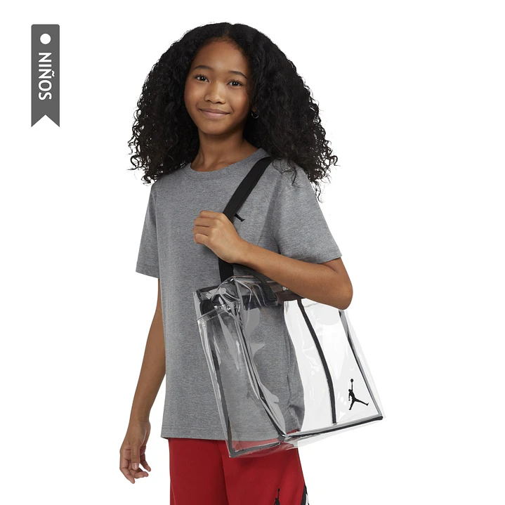 Bolso Nike Jan Jordan Stadium Tote Bag Niño-Negro 5
