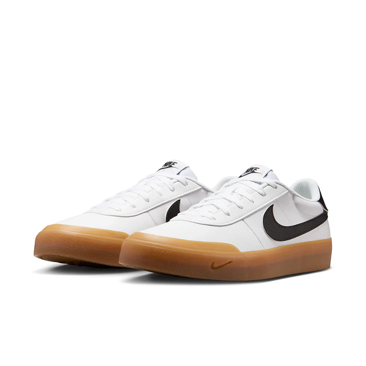 Tenis Nike Court Shot Hombre-Blanco/Negro 4