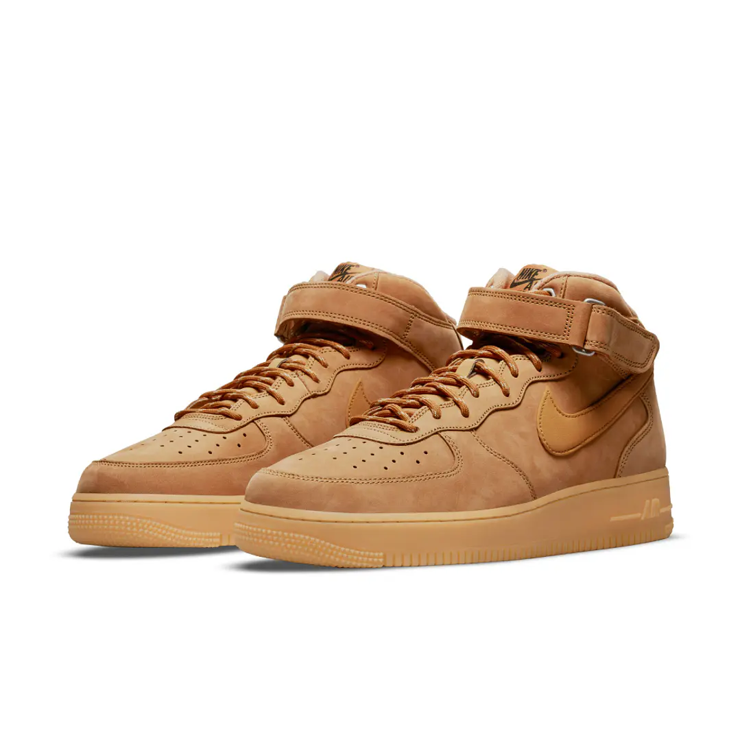 Botas Tenis Nike Air Force 1 Mid 07 Wb Hombre-Café 4