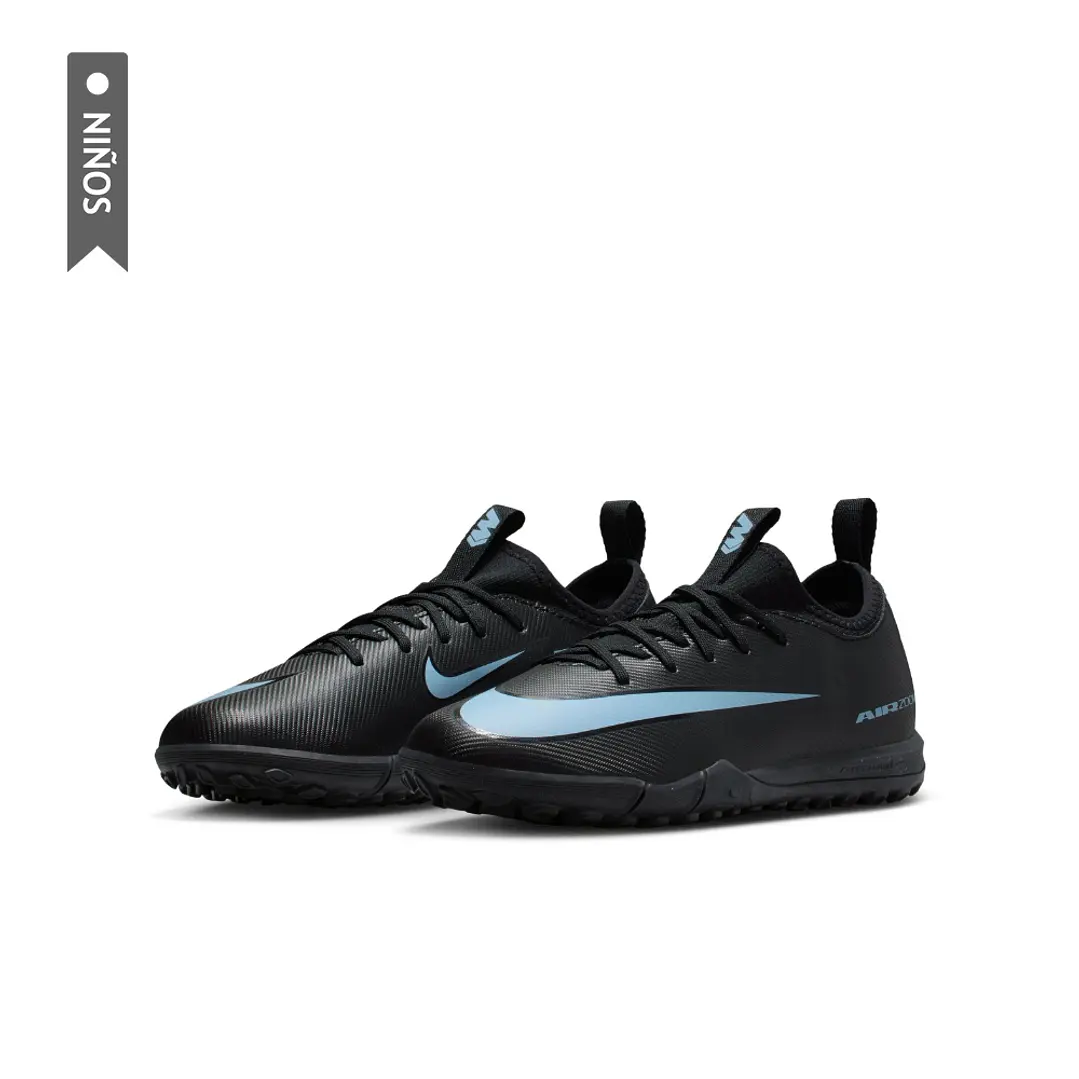 Zapatillas Nike Jr Zoom Vapor 16 Academy Tf Niño-Negro 4