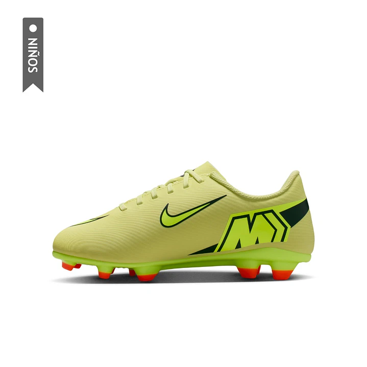Guayos Nike Jr Vapor 16 Club Fg/Mg Niño-Verde 3