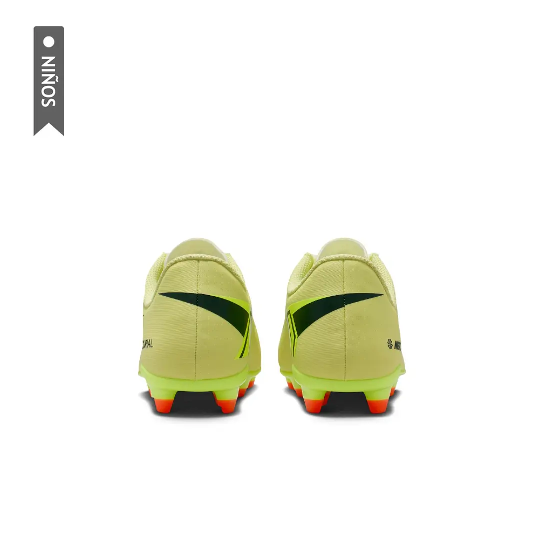 Guayos Nike Jr Vapor 16 Club Fg/Mg Niño-Verde 5