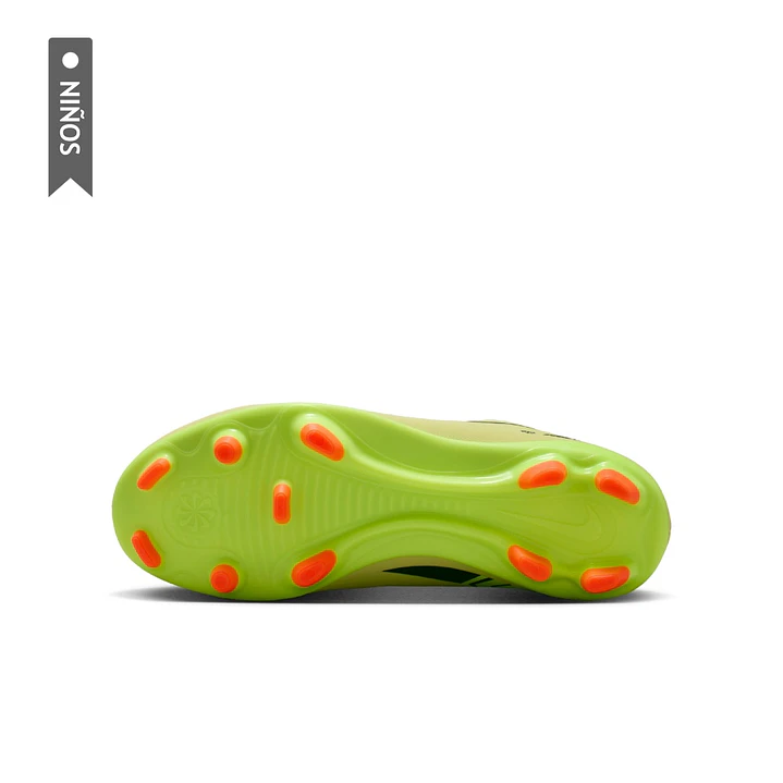 Guayos Nike Jr Vapor 16 Club Fg/Mg Niño-Verde 6