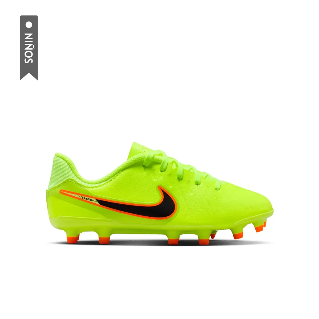 Guayos Nike Jr Legend 10 Academy Fg/Mg Niño-Verde 1