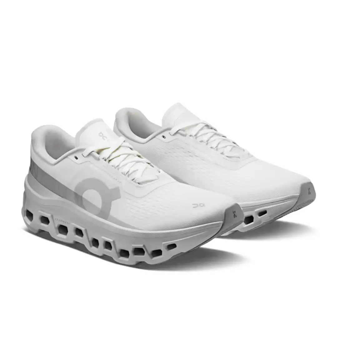 Tenis On Cloudmonster 1 Mujer-Blanco/Gris 4