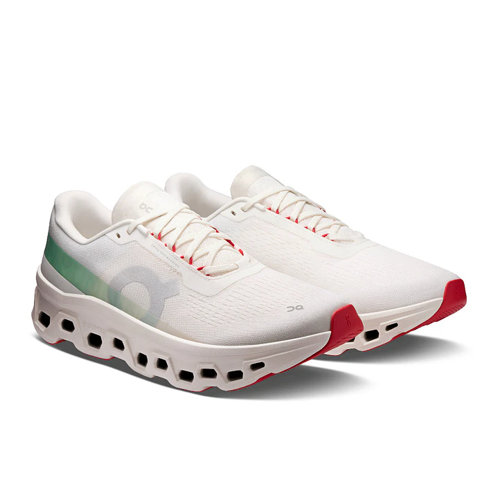 Tenis On Cloudmonster 1 Hombre-Blanco/Verde 4