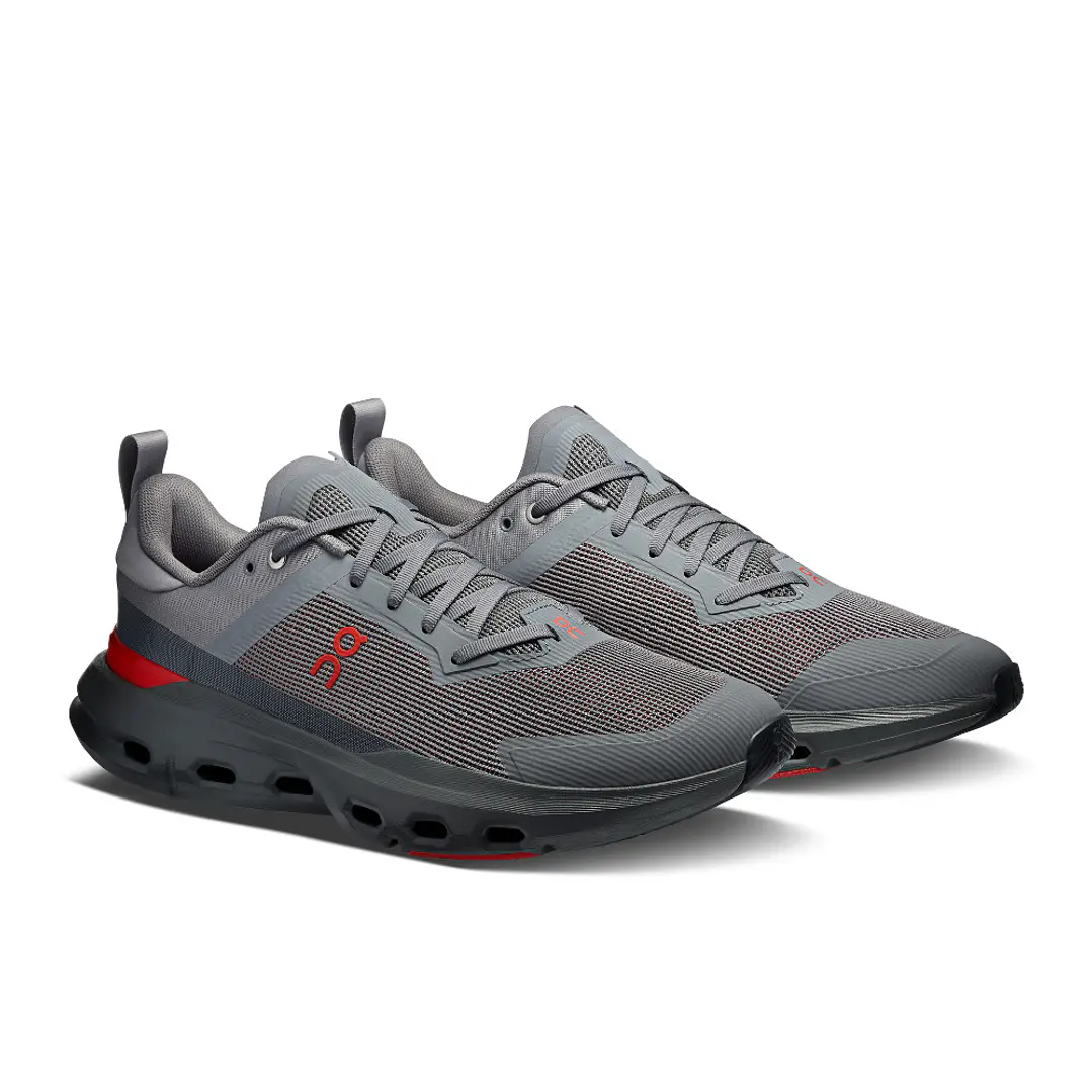 Tenis On Cloudpulse Next Hombre-Gris/Rojo 4