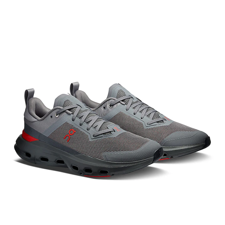 Tenis On Cloudpulse Next Hombre-Gris/Rojo 4
