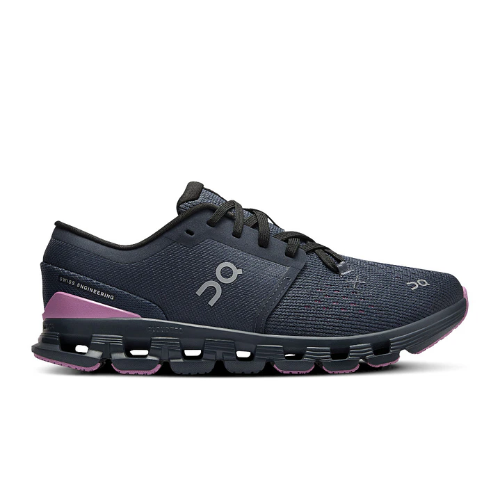 Tenis On Cloud X 4 Mujer-Gris oscuro 1