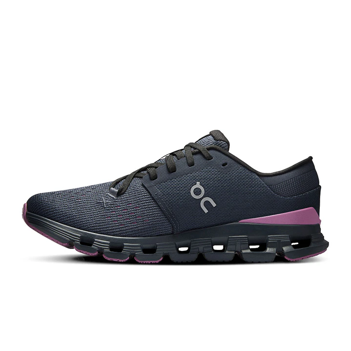 Tenis On Cloud X 4 Mujer-Gris oscuro 3