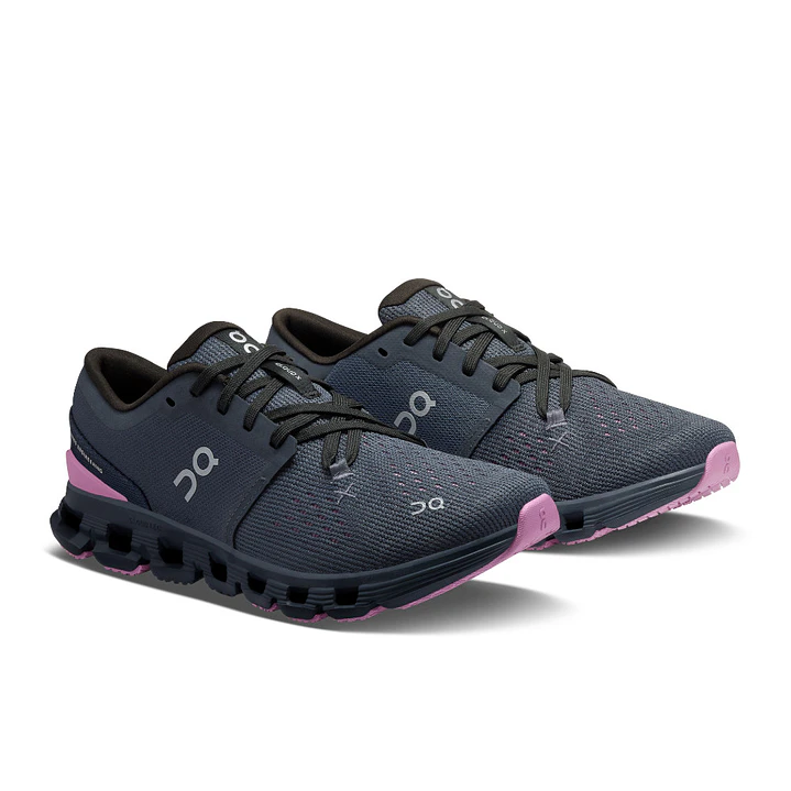 Tenis On Cloud X 4 Mujer-Gris oscuro 4