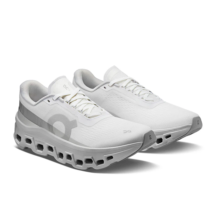 Tenis On Cloudmonster 1 Mujer-Blanco/Gris 4