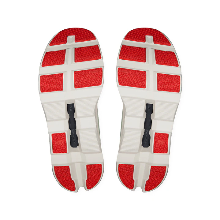 Tenis On Cloudmonster 1 Mujer-Beige/Verde 6