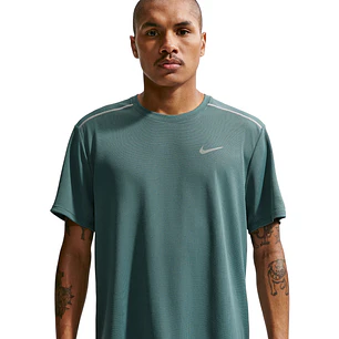 Camiseta Nike M Df Uv Miler Ss Hombre-Verde