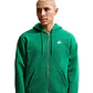 Hoodie Nike M Club Bb Fz Hombre-Verde - Miniatura 1