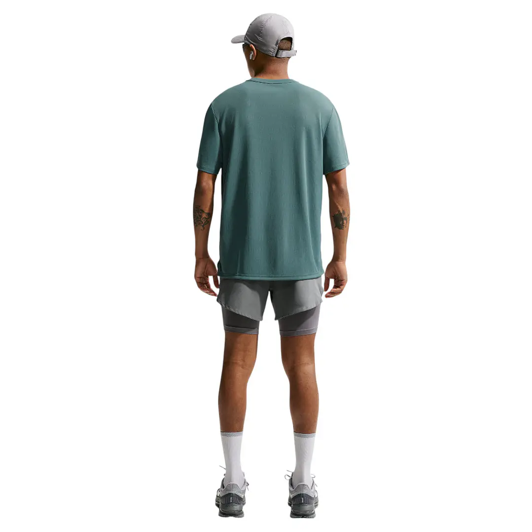 Camiseta Nike M Df Uv Miler Ss Hombre-Verde 4