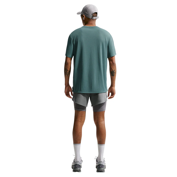 Camiseta Nike M Df Uv Miler Ss Hombre-Verde 4