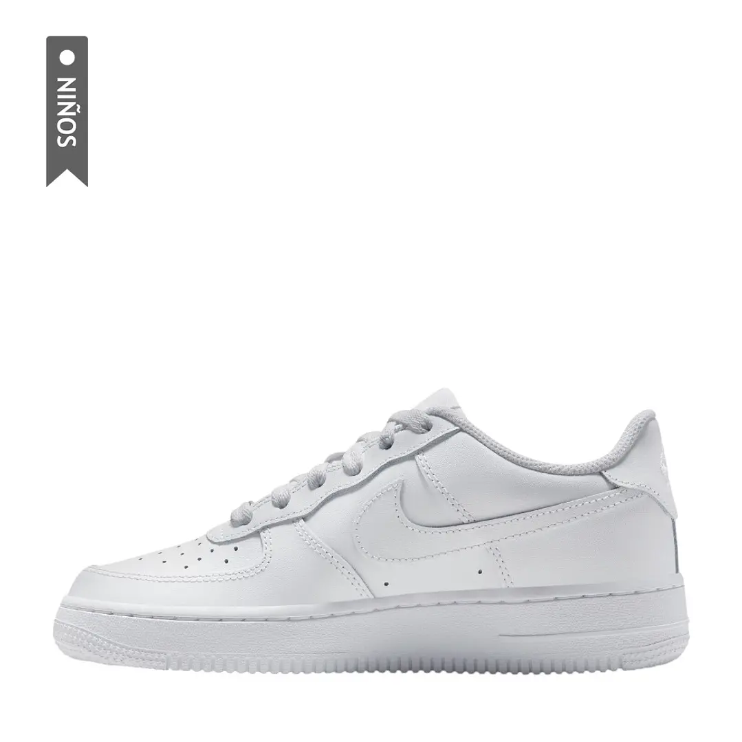Tenis Nike Air Force 1 Le Bg Niño-Blanco 3