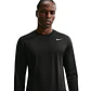 Camiseta Manga Larga Nike M Df Tee Std Ls Flex Hombre-Negro - Miniatura 1