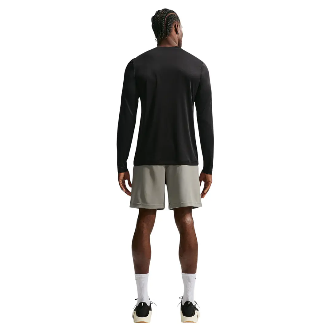 Camiseta Manga Larga Nike M Df Tee Std Ls Flex Hombre-Negro 4