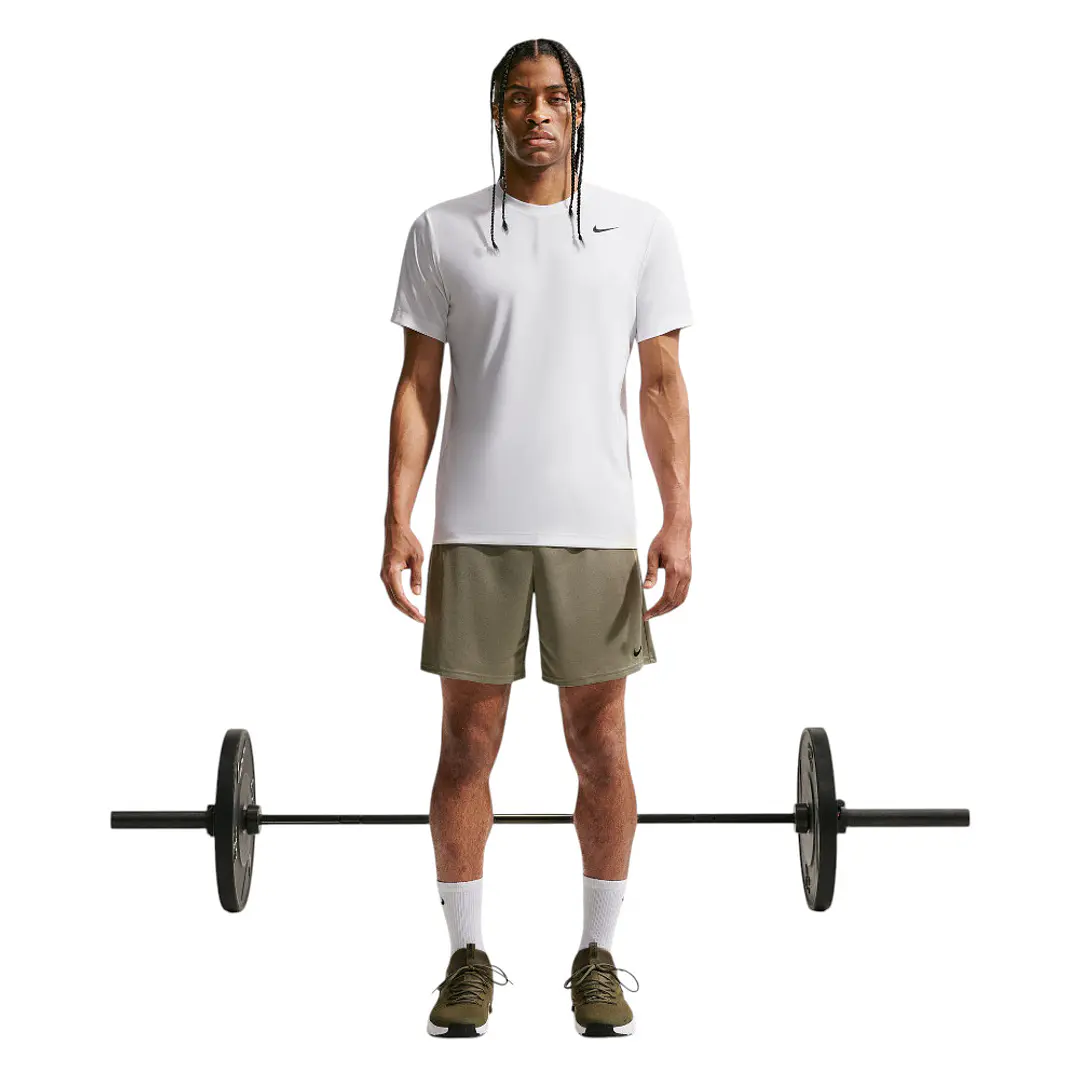 Camiseta Nike M Df Tee Std Flex Hombre-Blanco 3