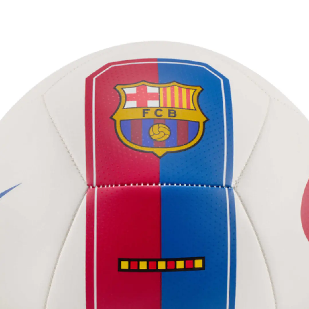 Balon Nike Fcb Pitch #5-Blanco 3