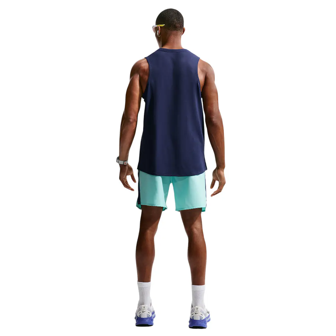 Camiseta Sin Mangas Nike M Df Miler Ta Top Hombre-Azul 4