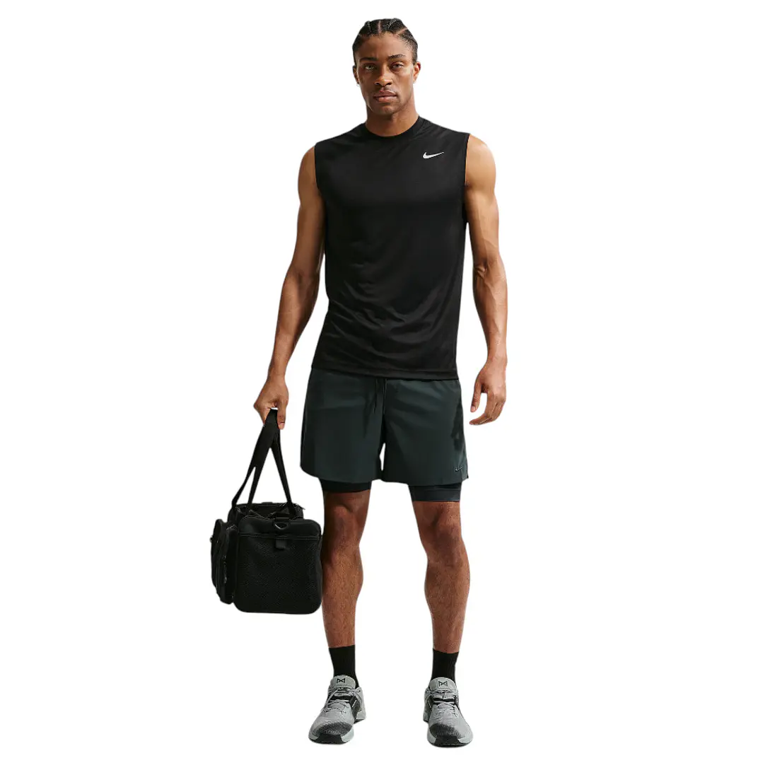 Camiseta Sin Mangas Nike M Df Tee Std Flex Hombre-Negro 3